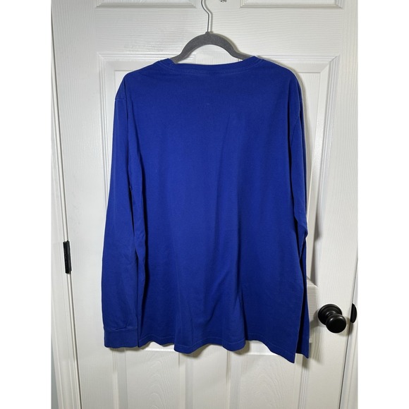 Nike Made To Run Men's Long Sleeve Graphic Tee Blue XL - Picture 2 of 4